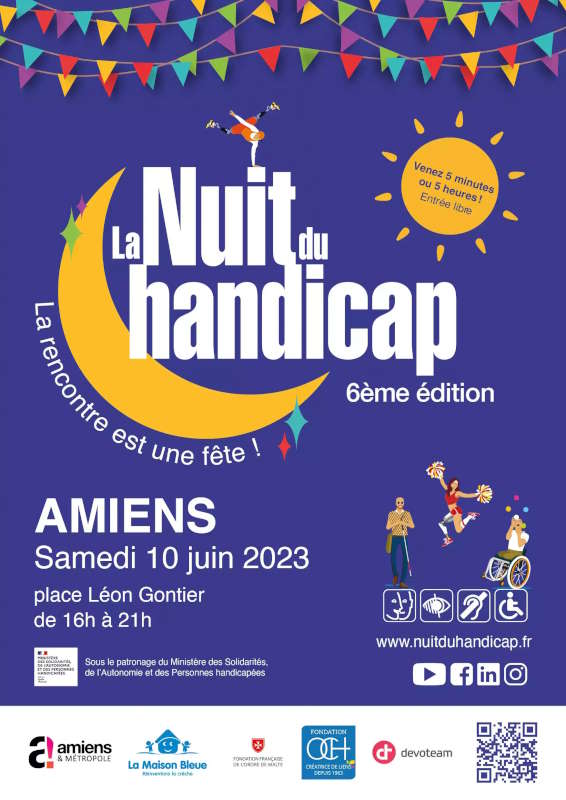 Charity concert for Disability Night at the Maison de la Culture in Amiens on June 10, 2023