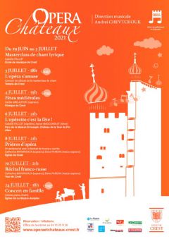 Festival Opéra et Châteaux du 3 au 24 juillet 2021