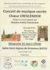 Sacred music festival of the community of communes Avre Luce Noye (80) from May 5 to 28, 2023